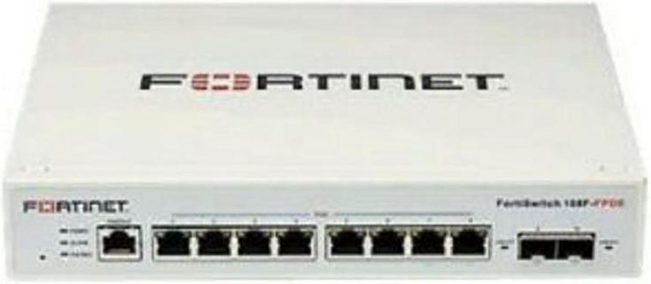 Fortinet FortiSwitch FS-108F-POE Switch Network Gigabit Ethernet 8 port