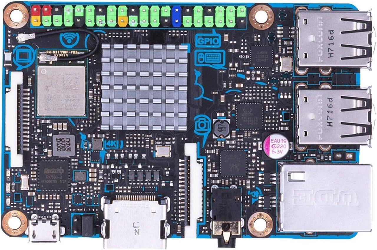 ASUS TINKER BOARD S R2.0 / SINGLE-BOARD COMPUTER / RAM 2 GB / FLASH 16 GB