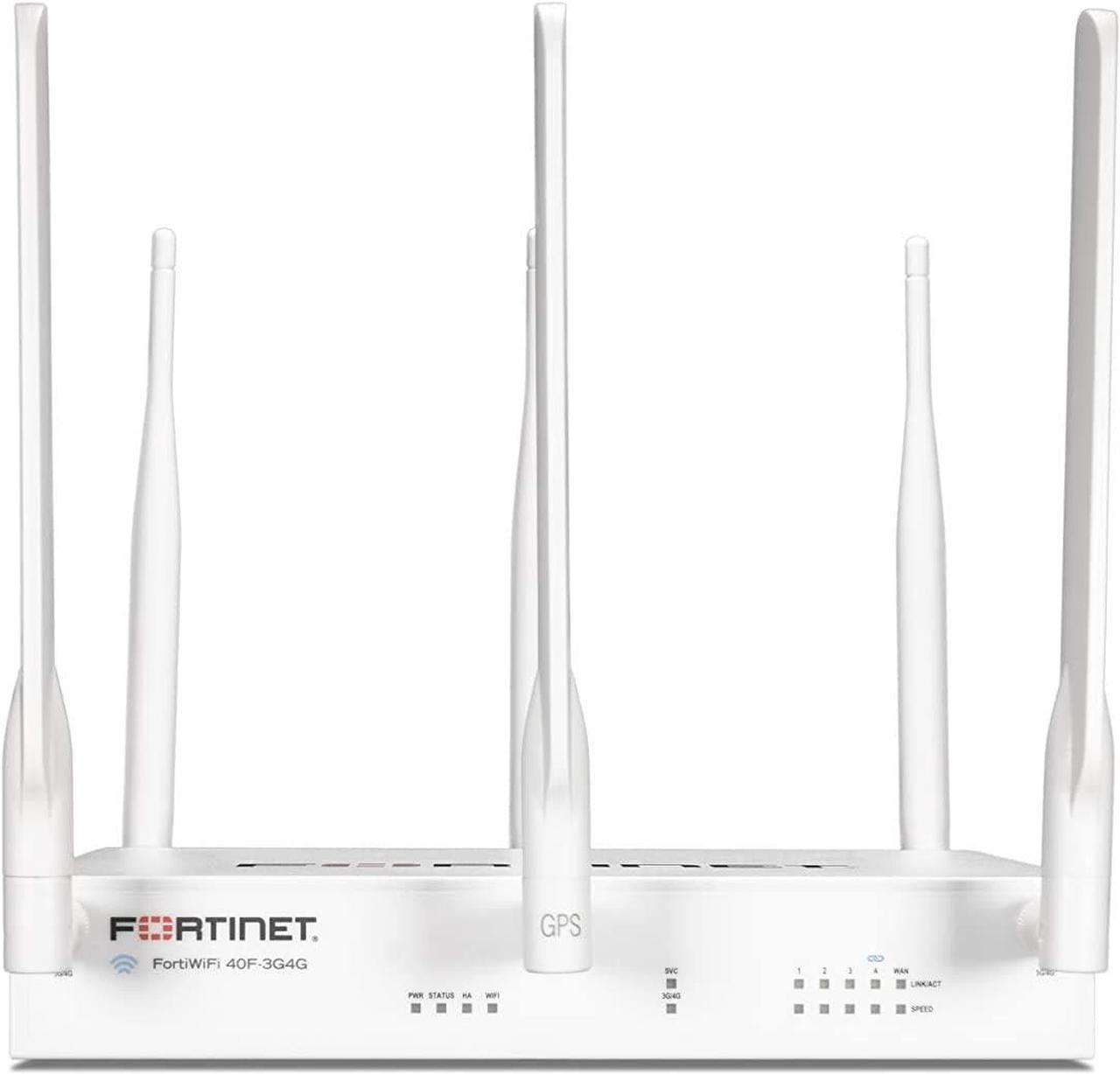 Fortinet Fortigate FortiWiFi FWF-40F-3G4G-I-BDL-950-12 plus 1 Year FortiCare Premium and FortiGuard Unified Threat Protection