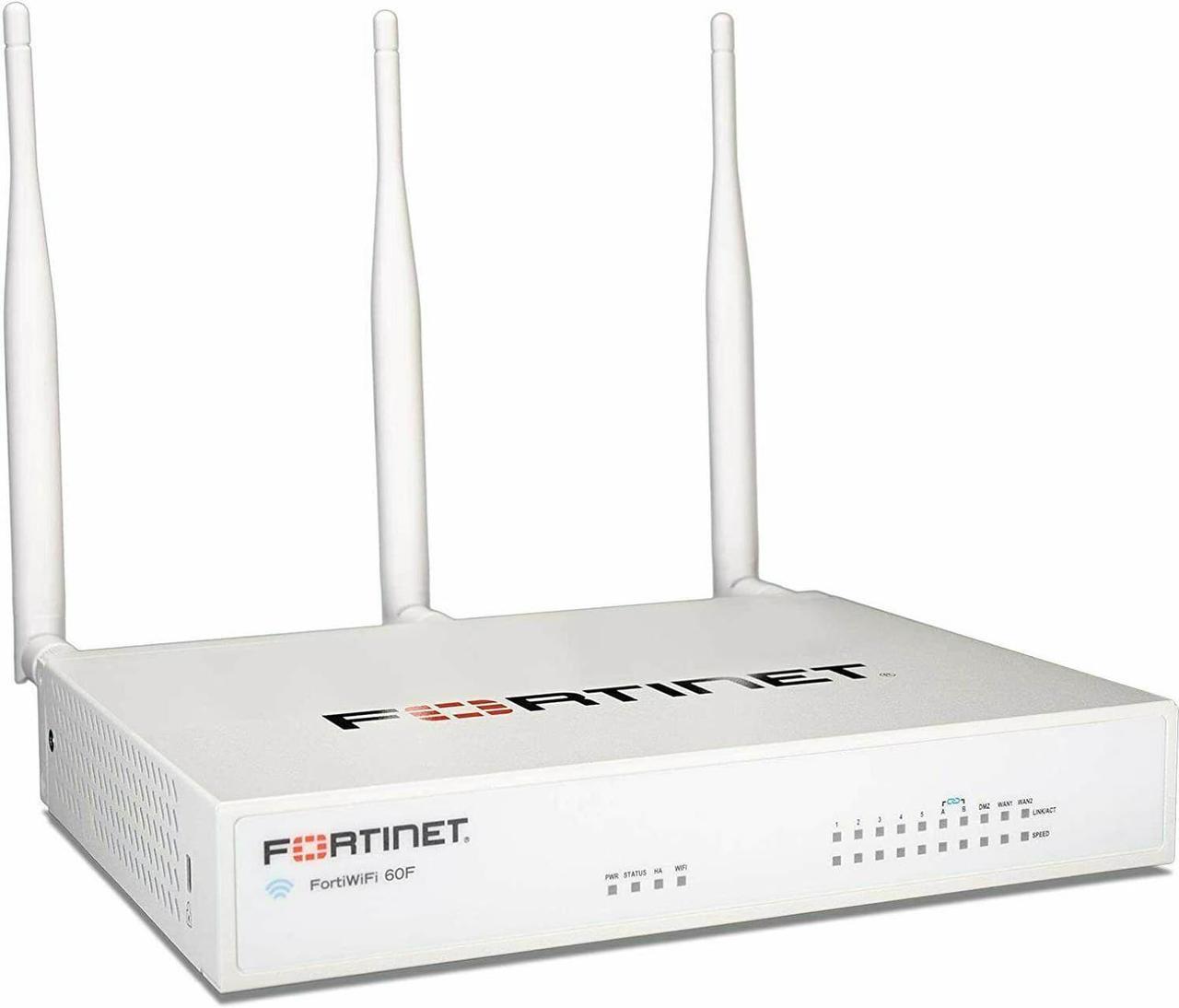 Fortinet FortiGate FortiWiFi-61F FWF-61F-BDL-950-12 Hardware +1 Year FortiCare Premium and FortiGuard Unified Threat Protection UTP