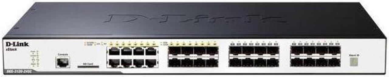 D-Link DGS-3120-24SC-RI Switch 24 Port Lan 16 X SFP/GIGA Ports+ PHY 10/100/1