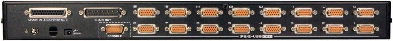 Alt view image 2 of 3 - Aten CS1716A 16-Port PS/2-USB VGA KVM Switch with Daisy-Chain Port and USB