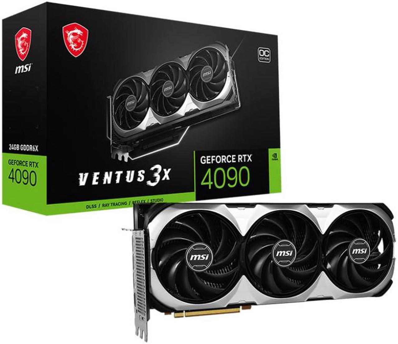 Main image of MSI NVIDIA GeForce Video card RTX 4090 VENTUS 3X 24G OC GDDR6X 384 bit PCI E