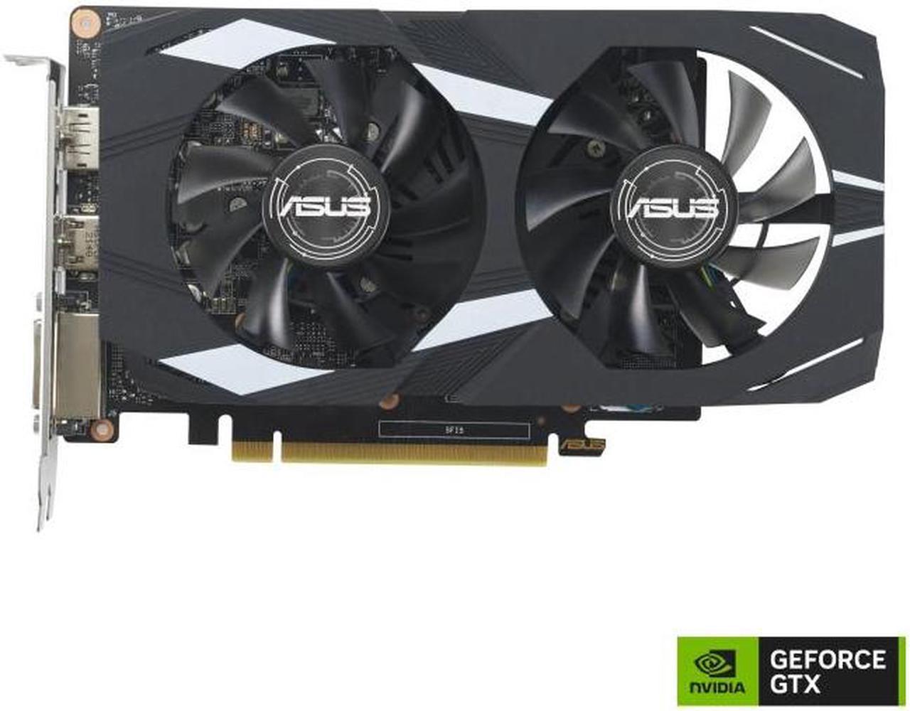 ASUS NVIDIA GeForce video card DUAL-GTX1650-O4GD6-P-EVO GDDR6 PCI Express 3.0