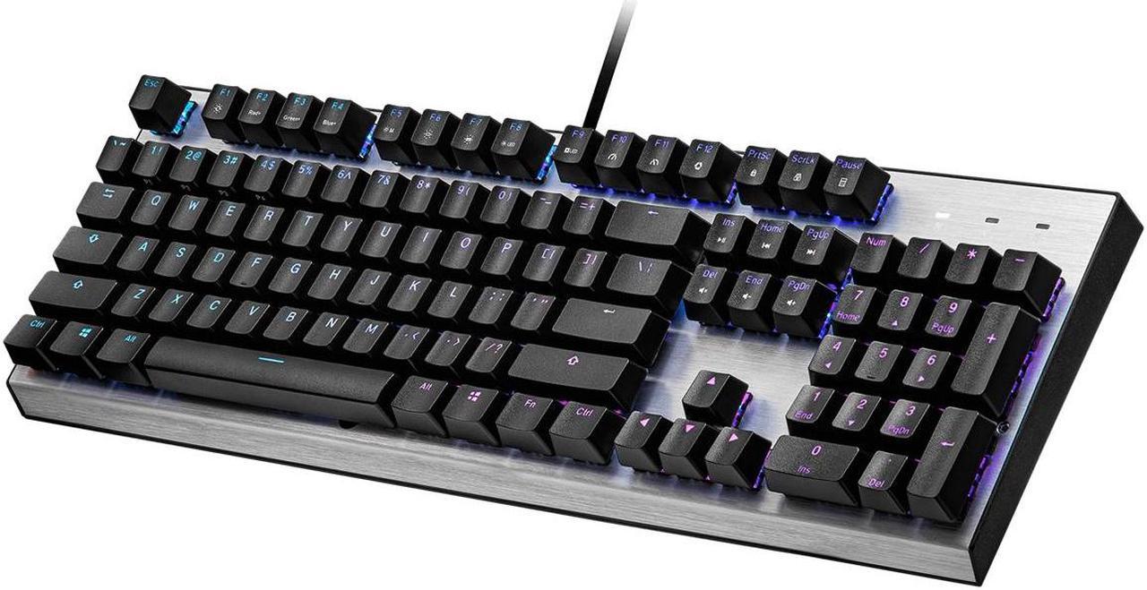 Cooler Master CK351 GAMING MECHANICAL KEYBOARD RGB English Hebrew switch BROWN