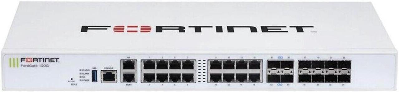 Fortinet FortiGate FG-120G Hardware plus 3 year FortiCare Premium FortiGuard UTP