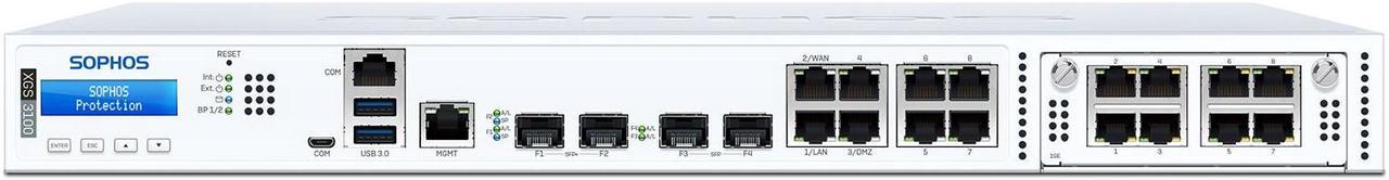 Sophos Firewall XGS 3100 2 x SFP+ 10 GE Fiber SFP  1x com Micro USB