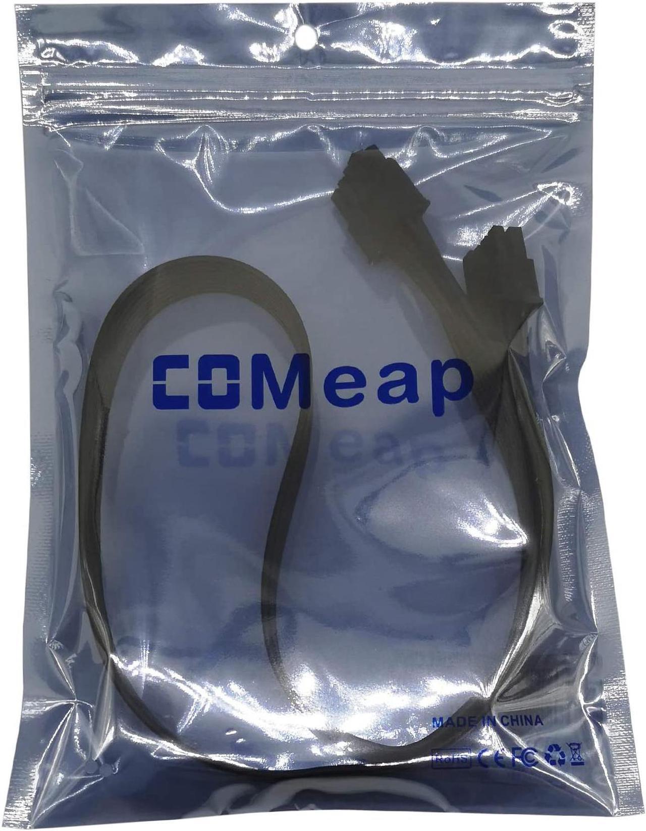 Alt view image 3 of 6 - COMeap CPU 8 Pin Male to CPU 8 Pin (4+4 Detachable) Male EPS-12V Motherboard Power Adapter Cable for Corsair Modular Power Supply 25-inch(63cm)