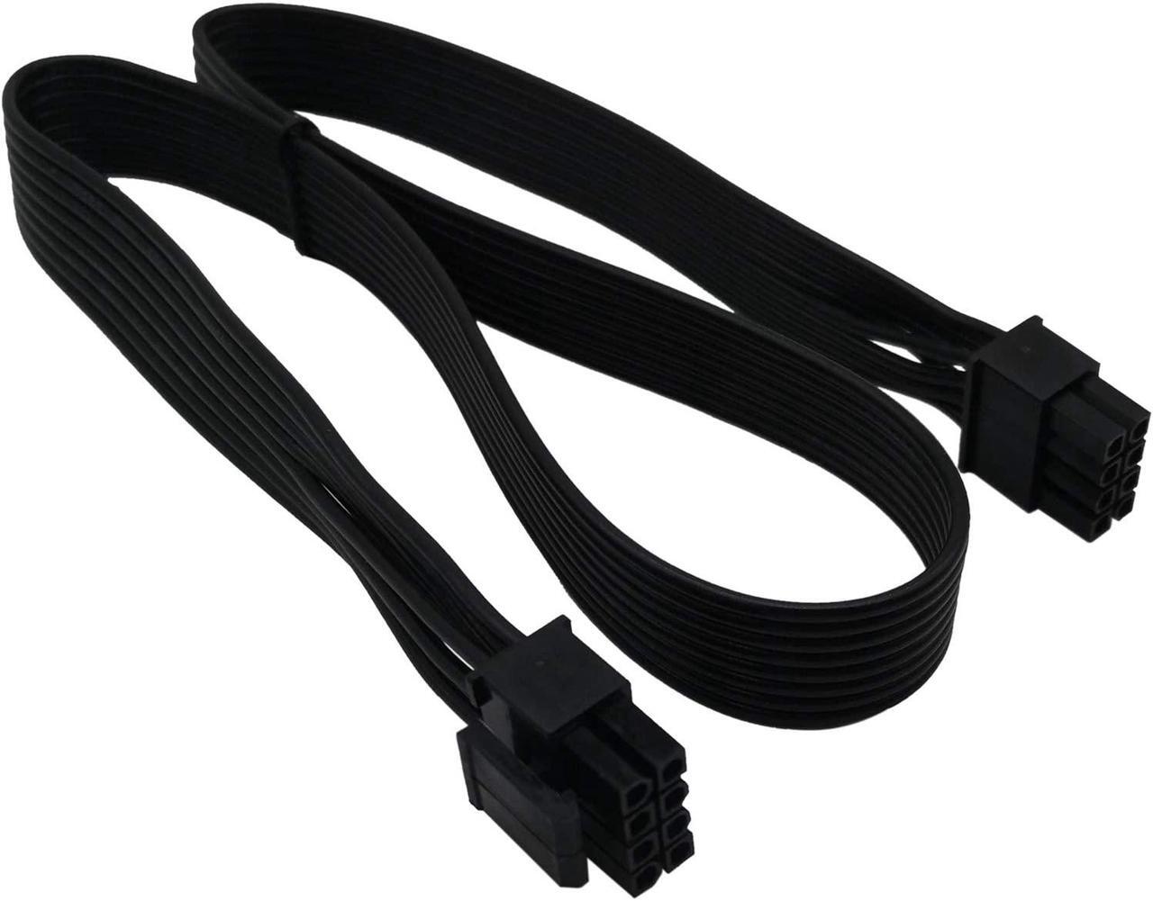 Main image of COMeap CPU 8 Pin Male to CPU 8 Pin (4+4 Detachable) Male EPS-12V Motherboard Power Adapter Cable for Corsair Modular Power Supply 25-inch(63cm)