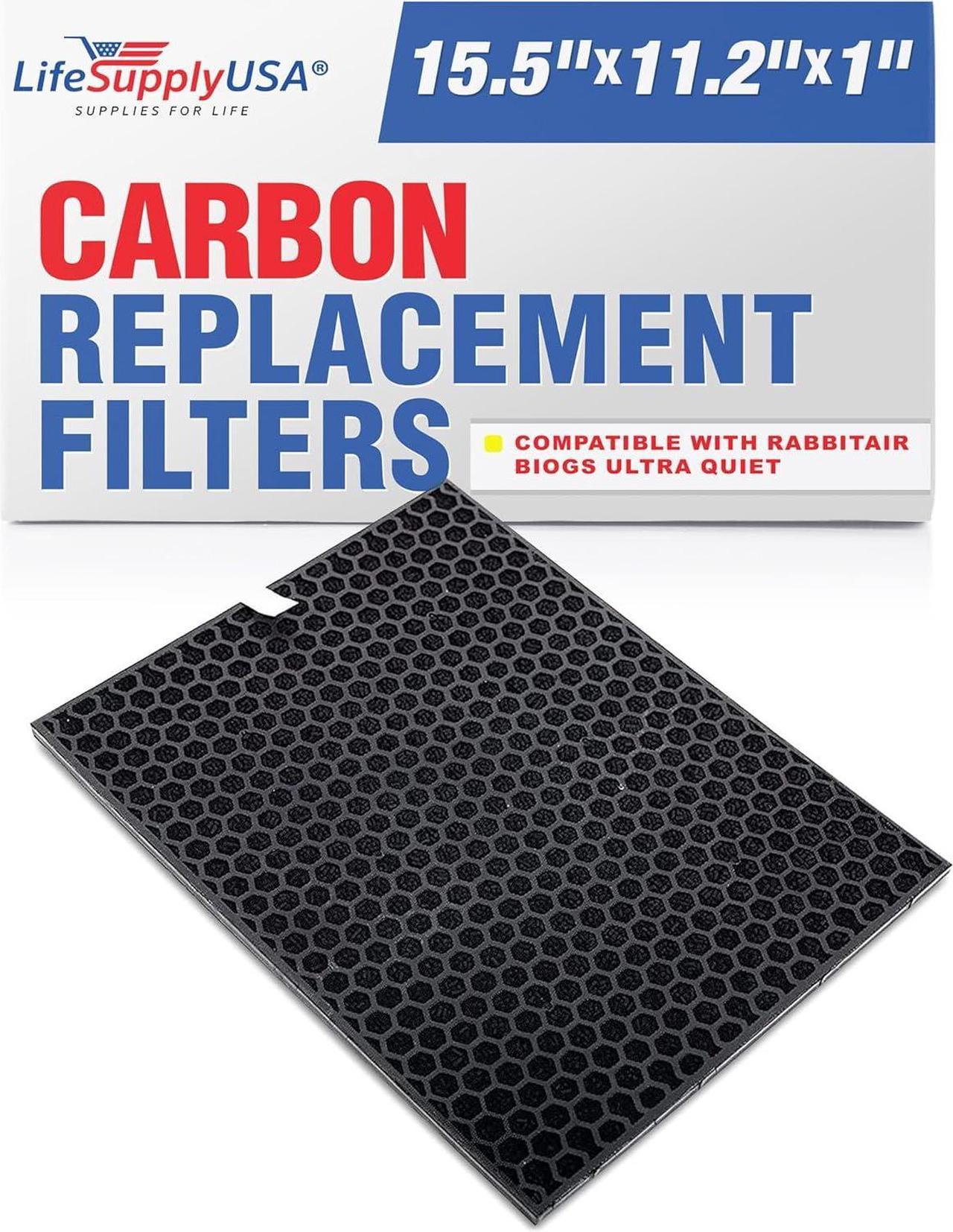 Replacement Charcoal Carbon Filter fits Rabbit Air BioGS SPA-421A & SPA-582A Air Purifiers