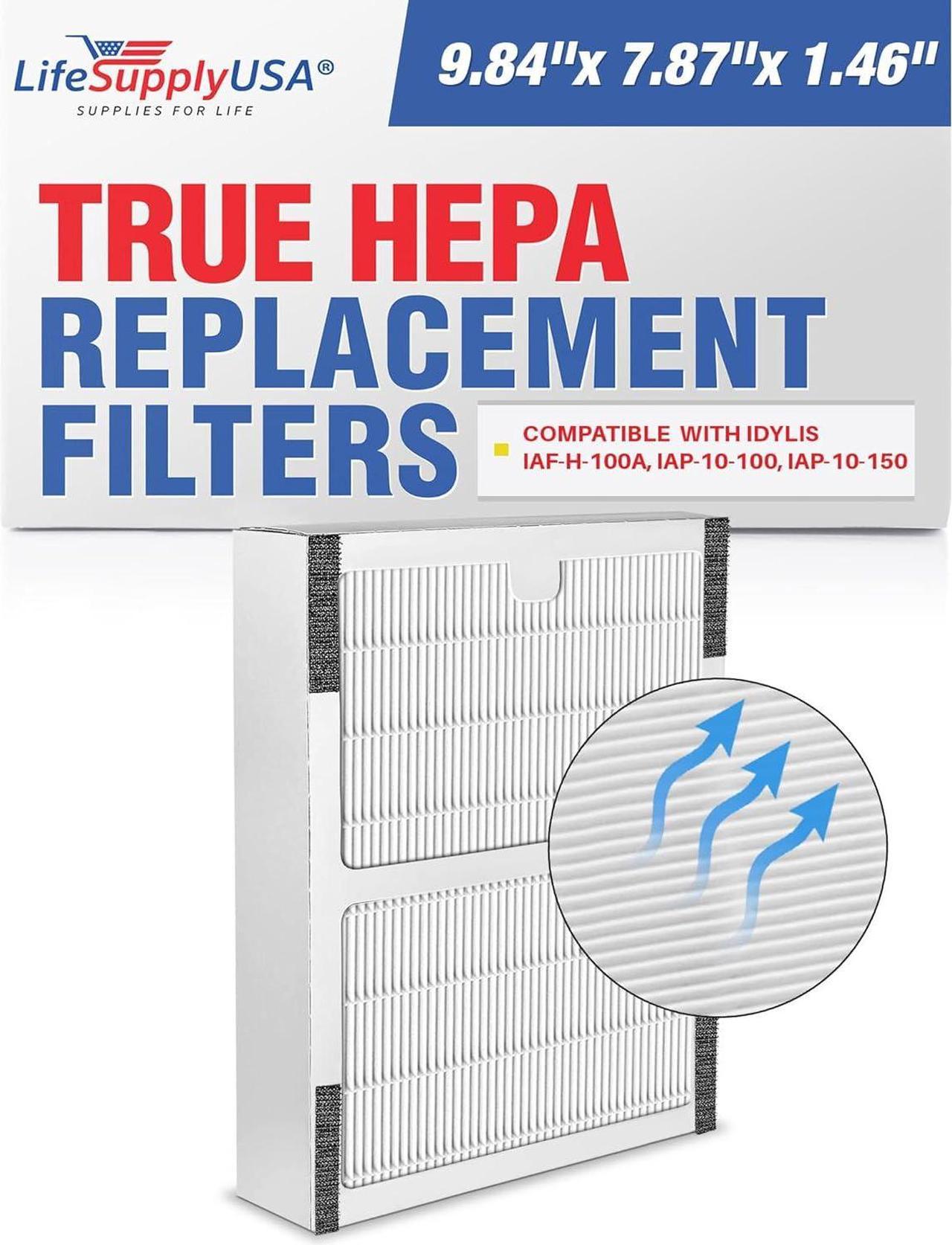 HEPA Replacement Filter for Idylis IAF-H-100A IAP-10-100 IAP-10-150