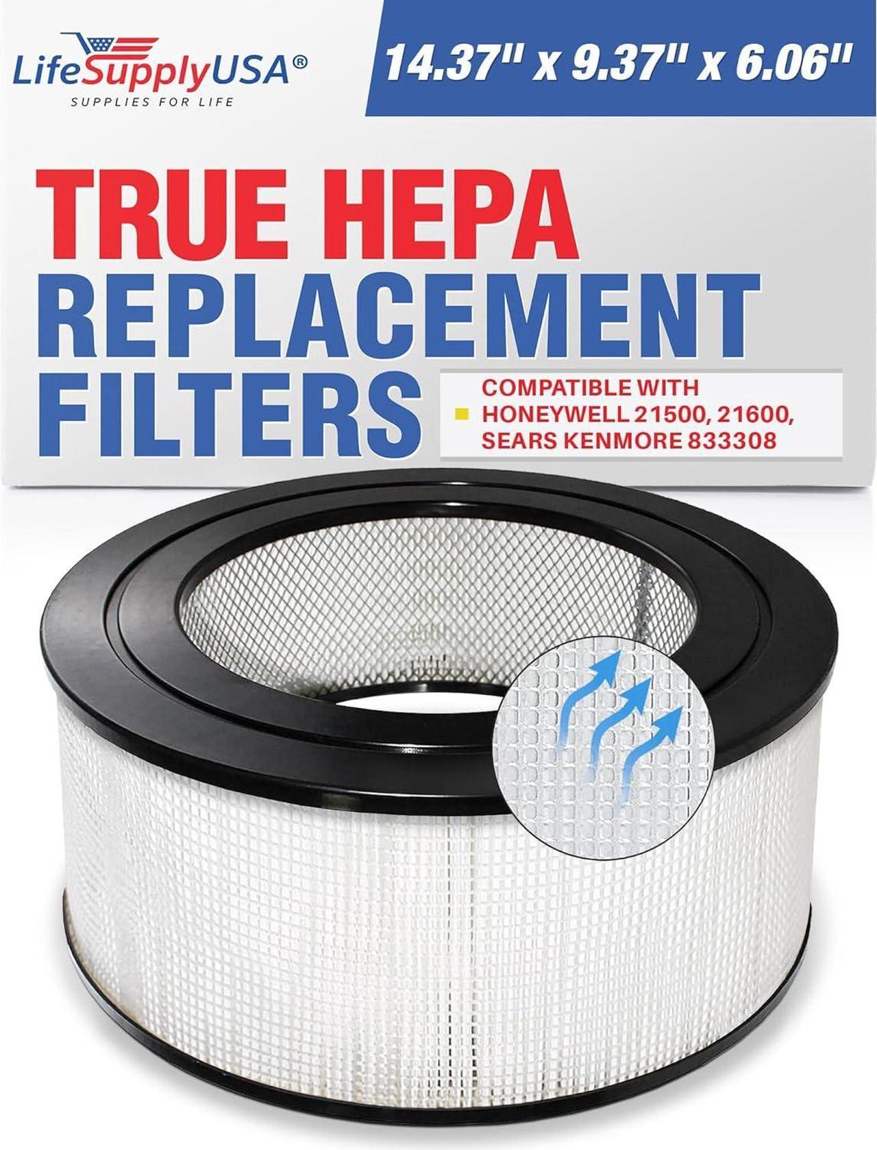 Replacement HEPA Filter Compatible with Honeywell 21500 / 21600 Air Purifiers