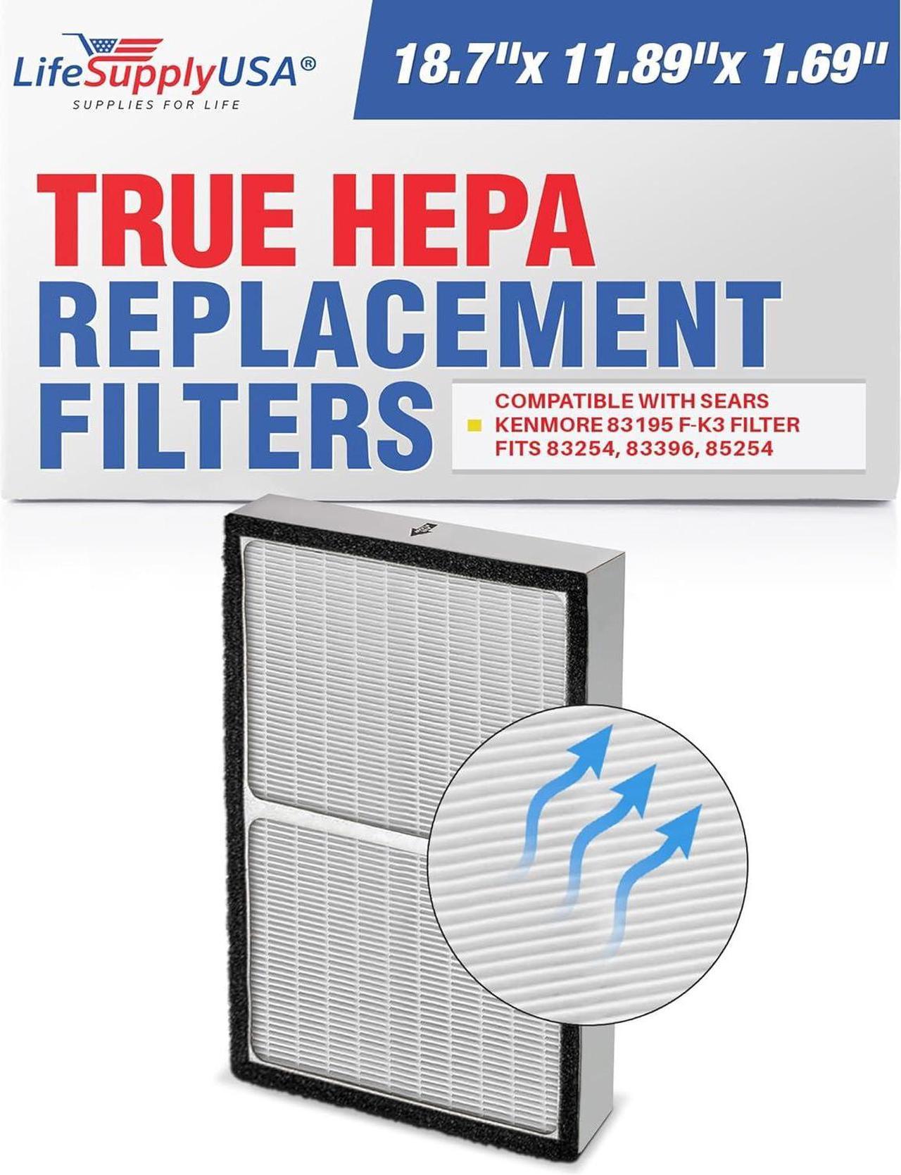 True HEPA Replacement Filters to replace Kenmore 83195 Filter