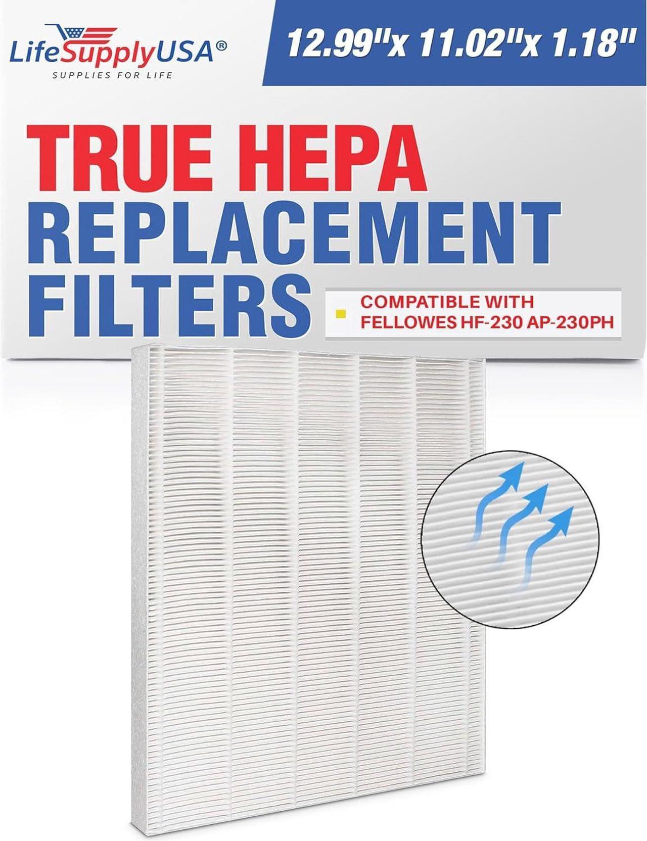 True HEPA Filter Replacement Compatible with Fellowes HF-230 Air Purifier Model AP-230PH Part 9370001