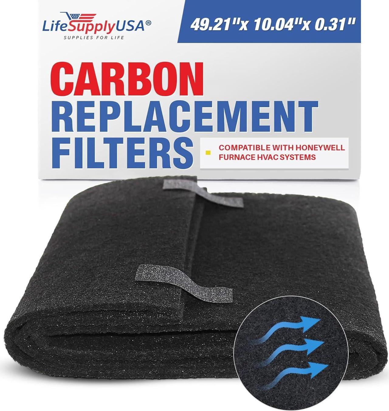 Replacement Carbon Pre-Filter 10"x48" Sheet Wrap for Honeywell 38002 fits 50250-S 24000 True HEPA and Many Air Purifier Model