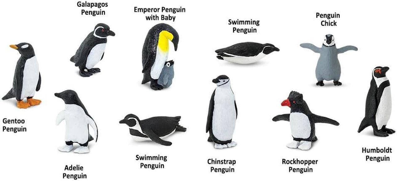 Alt view image 4 of 8 - Penguins Bulk Bag Mini Figures Safari Ltd