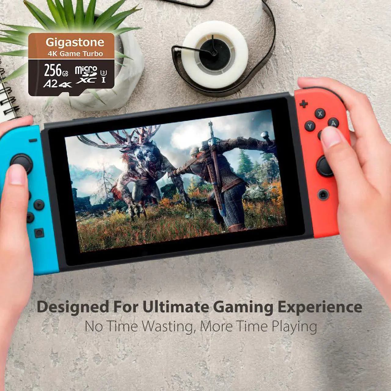 Alt view image 3 of 6 - [5-Yrs Free Data Recovery] 256GB Micro SD Card, 4K Game Turbo, Nintendo-Switch MicroSDXC Memory Card, GoPro, Action Camera, DJI, UHD Video, R/W up to 100/60MB/s, UHS-I U3 A2 V30 C10