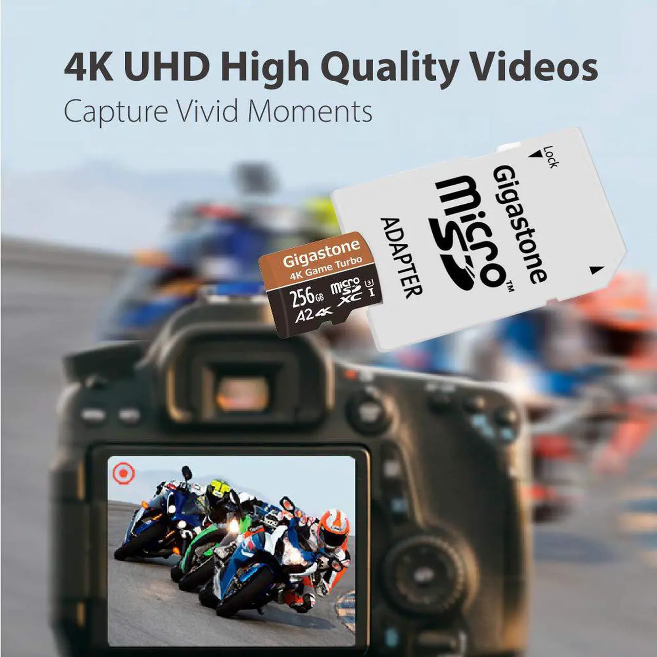 Alt view image 6 of 6 - [5-Yrs Free Data Recovery] 256GB Micro SD Card, 4K Game Turbo, Nintendo-Switch MicroSDXC Memory Card, GoPro, Action Camera, DJI, UHD Video, R/W up to 100/60MB/s, UHS-I U3 A2 V30 C10