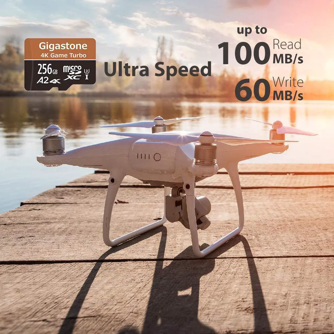 Alt view image 4 of 6 - [5-Yrs Free Data Recovery] 256GB Micro SD Card, 4K Game Turbo, Nintendo-Switch MicroSDXC Memory Card, GoPro, Action Camera, DJI, UHD Video, R/W up to 100/60MB/s, UHS-I U3 A2 V30 C10