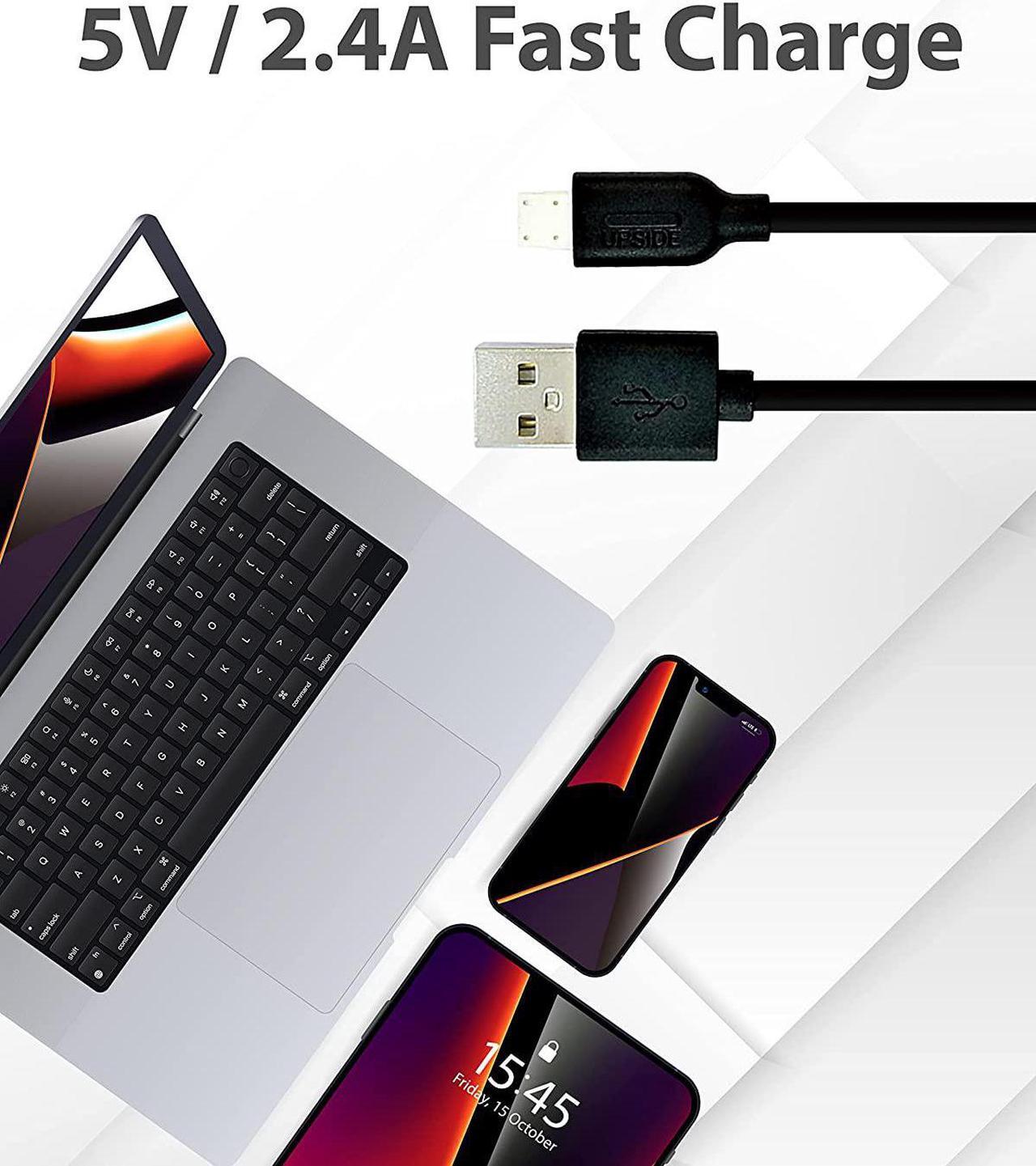 Alt view image 4 of 7 - [10-Pack]Gigastone Charging Cable for Apple Lightning Devices, 3ft Fast Charge 12W, Compatible with iPhone, iPad, Charging only, Data Sync not Supported, Black