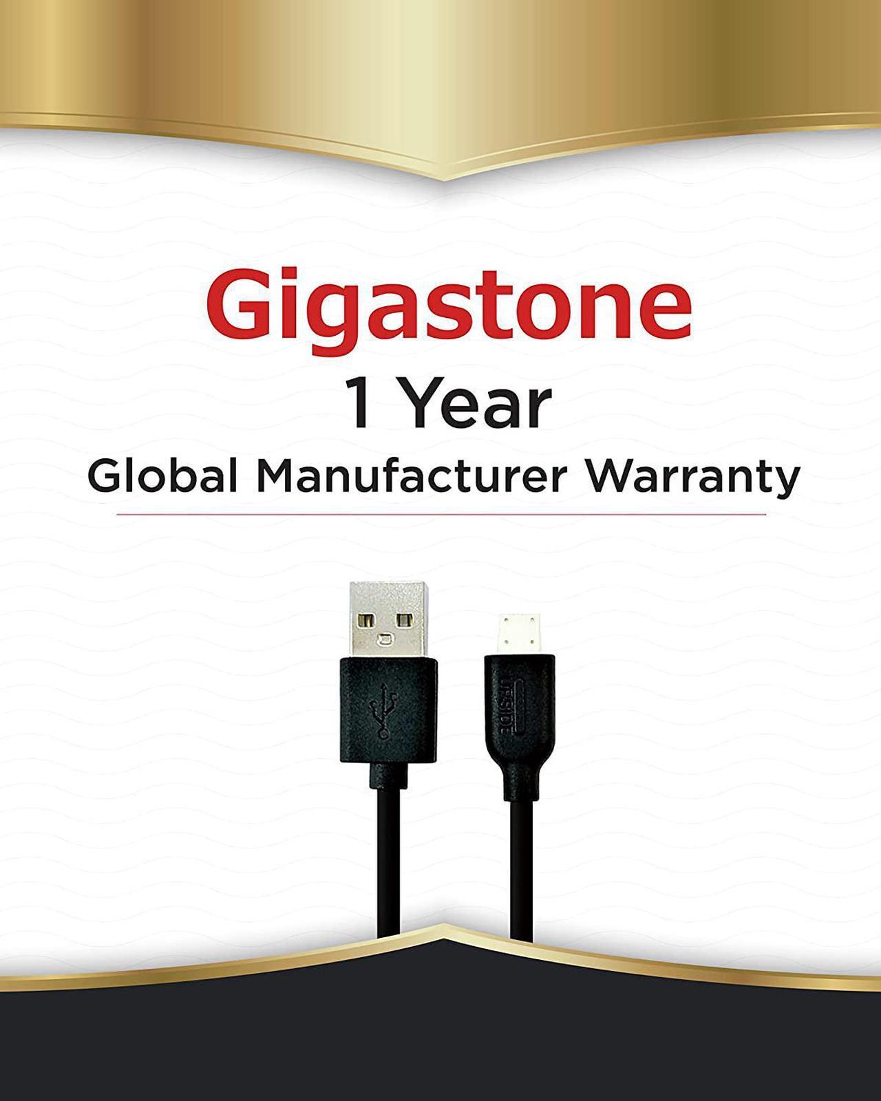 Alt view image 7 of 7 - [10-Pack]Gigastone Charging Cable for Apple Lightning Devices, 3ft Fast Charge 12W, Compatible with iPhone, iPad, Charging only, Data Sync not Supported, Black