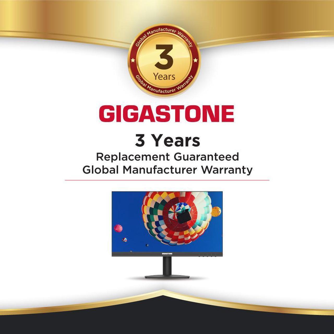 Alt view image 6 of 6 - Gigastone 21.45 inch VA LED Back Light Monitor 75Hz FHD 1920 x 1080, 1080P 178° Wide View Frameless Computer Monitor 4ms, Eye Care Technology, Ergonomic Tilt VESA Mount, HDMI VGA