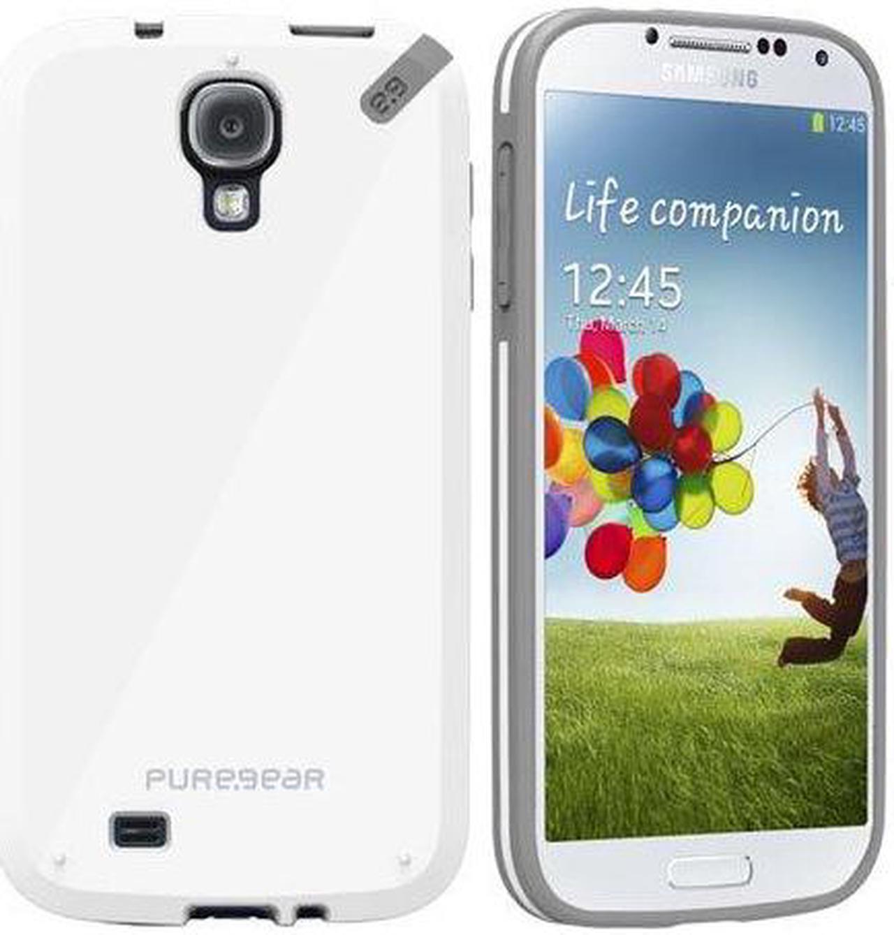 Alt view image 5 of 6 - PureGear Slim Shell Protective Cell Phone Case - White - Samsung Galaxy S4