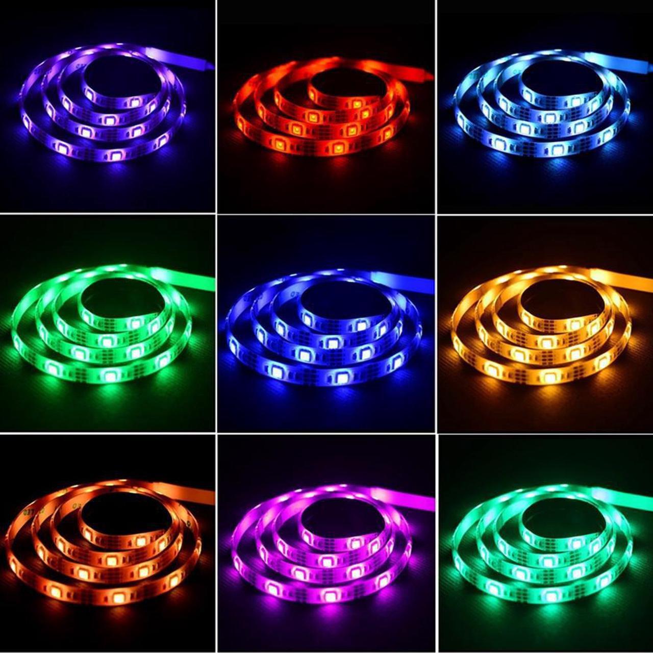 Alt view image 5 of 6 - Strip Light RGB 2M/78.74 INCH LED TV Backlight Strip Light USB Bias Monitor Lighting