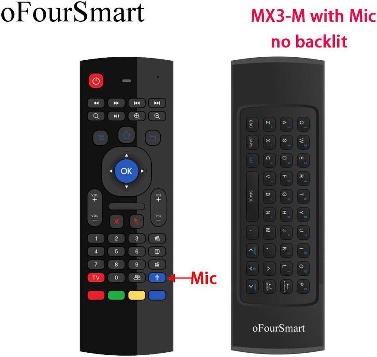 MX3-M Air Mouse MX3 Remote Control with Voice 2.4G RF Wireless Keyboard For tx3 mini A95X X96 T95Z Plus Android TV Box