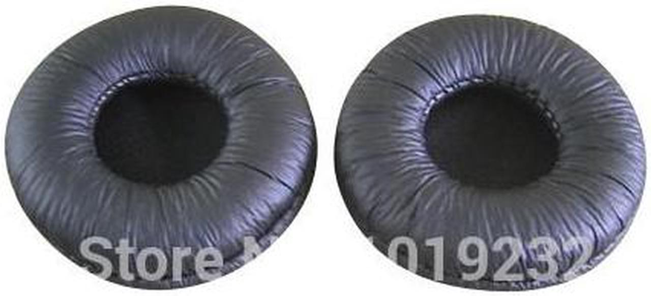 Outer Diameter 50mm 20 PCS=10 Pairs Leatherette black comfortable Ear cushions Ear pads call center headsets