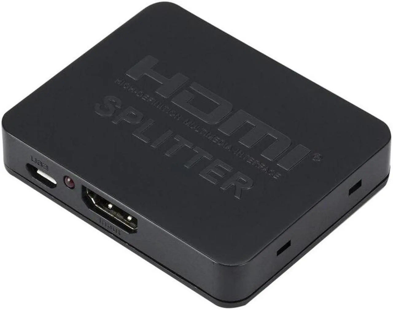 Alt view image 6 of 6 - 4K HDMI 1X2 Splitter Switch Switcher Full HD 1080p Video HDMI Split 1 in 2 Out Amplifier Dual Display For HDTV DVD For PS3 Xbox