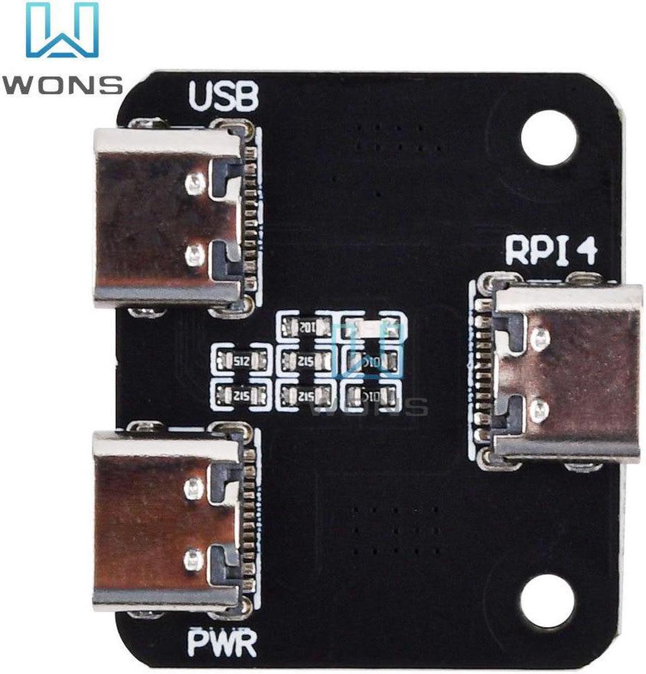 Alt view image 2 of 6 - USB/Power Splitter for Raspberry Pi BliKVM and PiKVM "KVM over IP" HDMI CSI Type-C Power Distributor Accessories