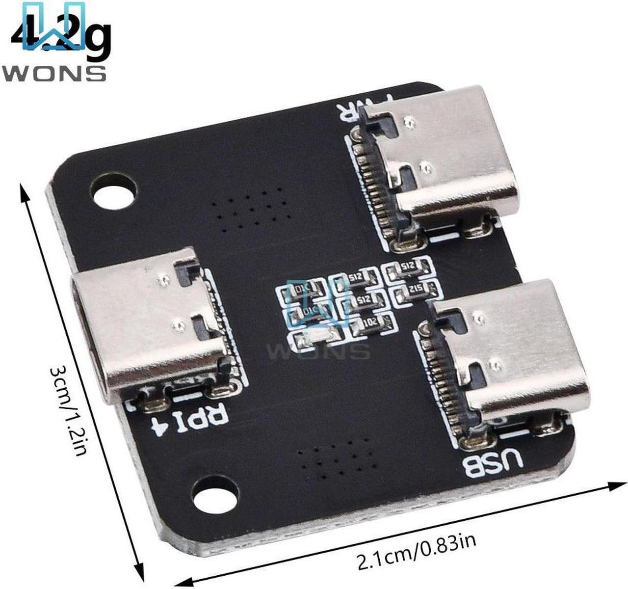 Alt view image 6 of 6 - USB/Power Splitter for Raspberry Pi BliKVM and PiKVM "KVM over IP" HDMI CSI Type-C Power Distributor Accessories