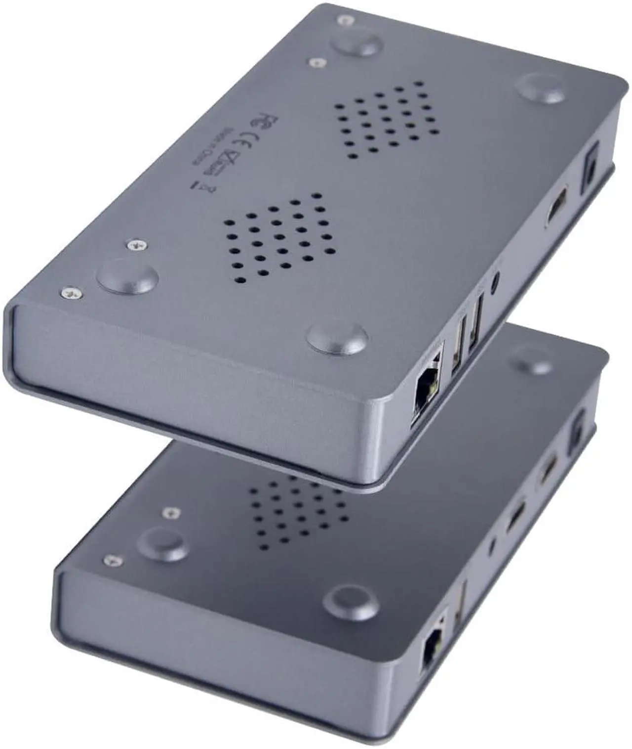 Alt view image 4 of 6 - 4K 120M HDMI KVM Extender over Cat5e/6 cable HDMI USB Ethernet Extender Transmit with Loop out IR Control Support Mouse Keyboard