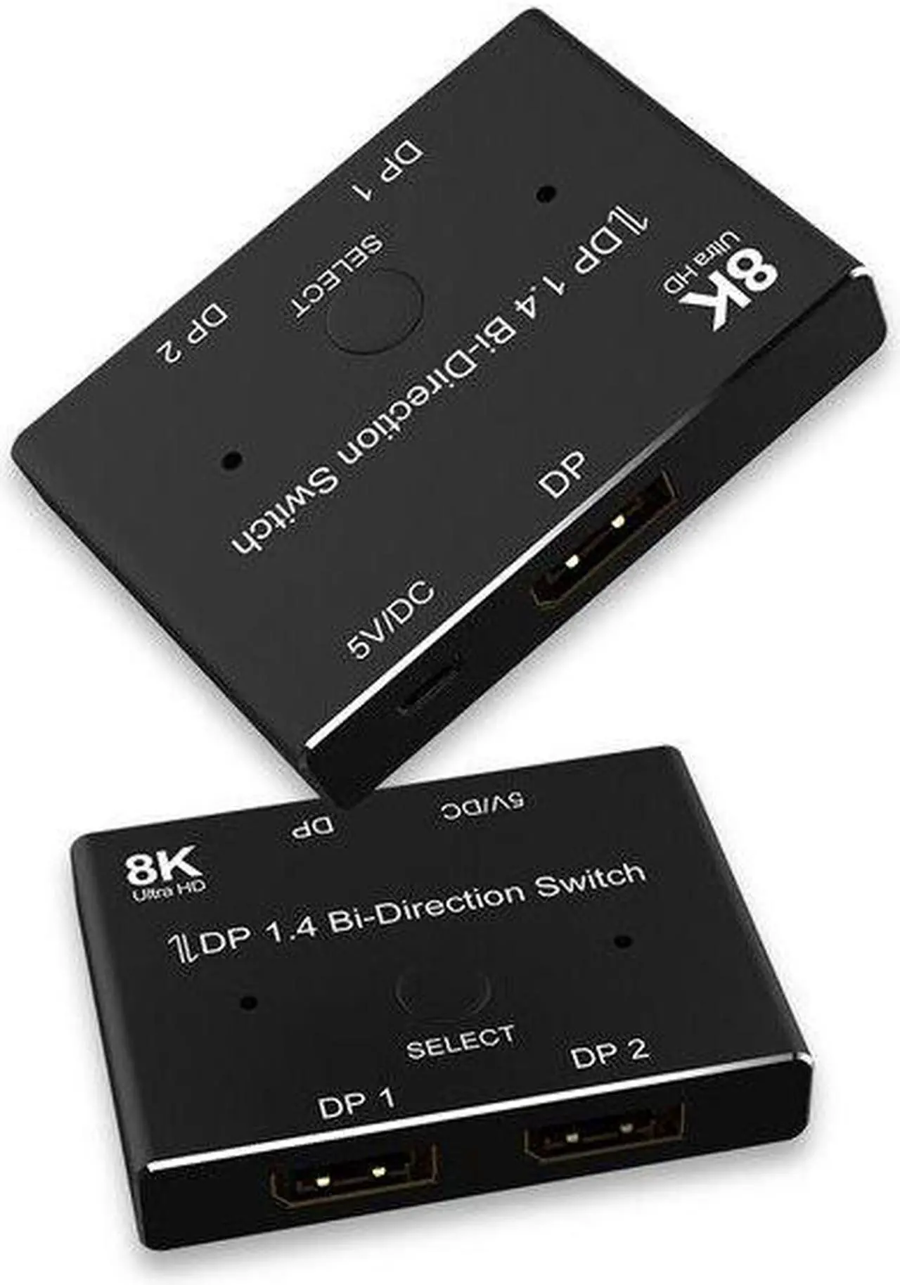 Alt view image 6 of 6 - 8K Displayport 1.4 Switch Displayport Bi-direction DP Splitter Switcher Displayport 2X1 1X2  KVM Adapter g-sync 8K@30Hz 4K@120Hz