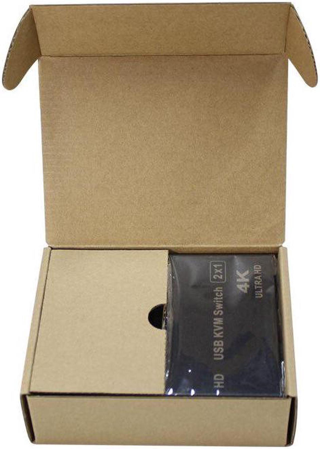 Alt view image 3 of 6 - USB KVM-H2 Converter 4K*2K 30Hz 1080P 2 In 1 Out Ultra Video Switcher Support HDCP PS4 Monitor Keyboard Mouse