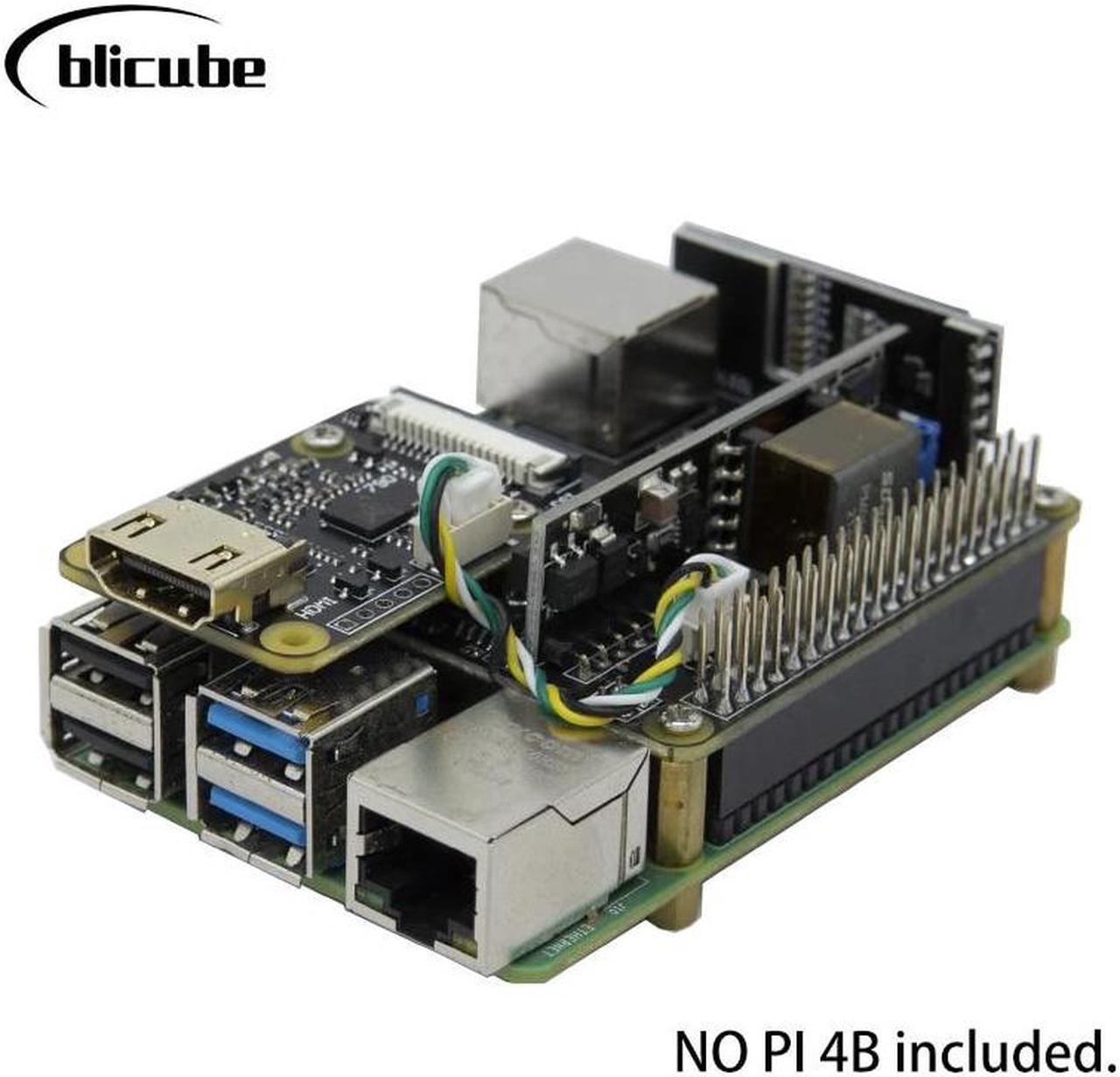 Alt view image 3 of 5 - PiKVM v3 BliKVM HAT "KVM over IP" Raspberry Pi 4b PoE HDMI CSI
