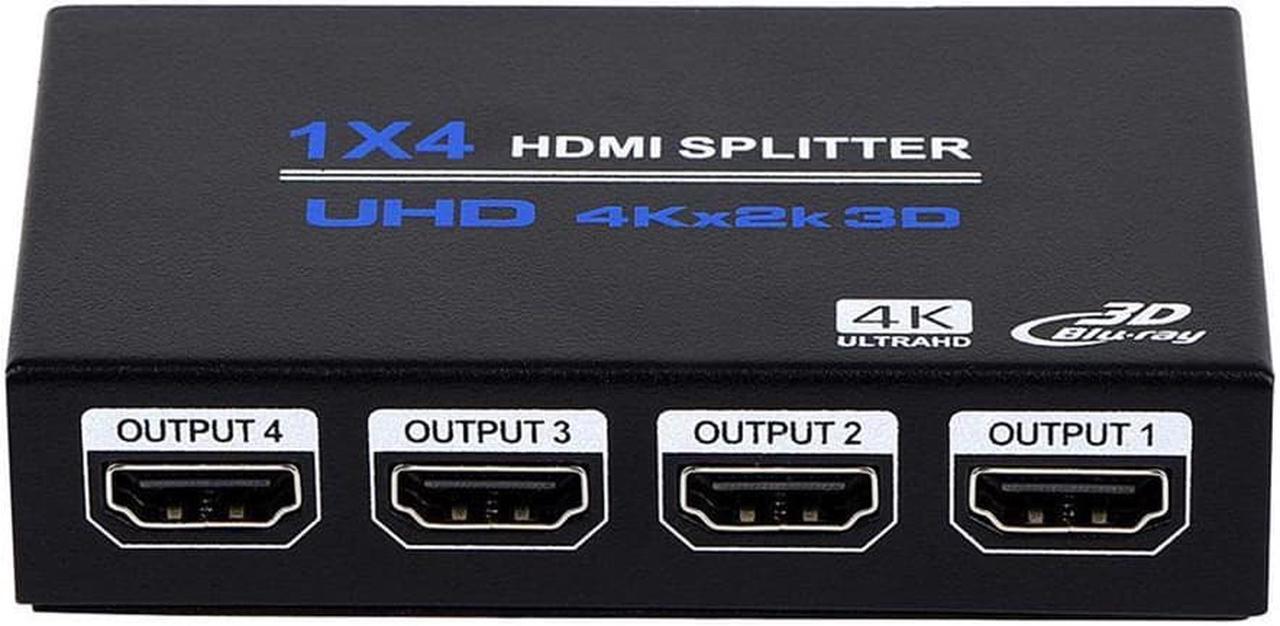 Main image of 4K HDMI Splitter Full HD 1080P Video HDMI Switch 1 In 4 Out HDMI Amplifier 1x4 Video Splitter for HDTV DVD PS3 Xbox