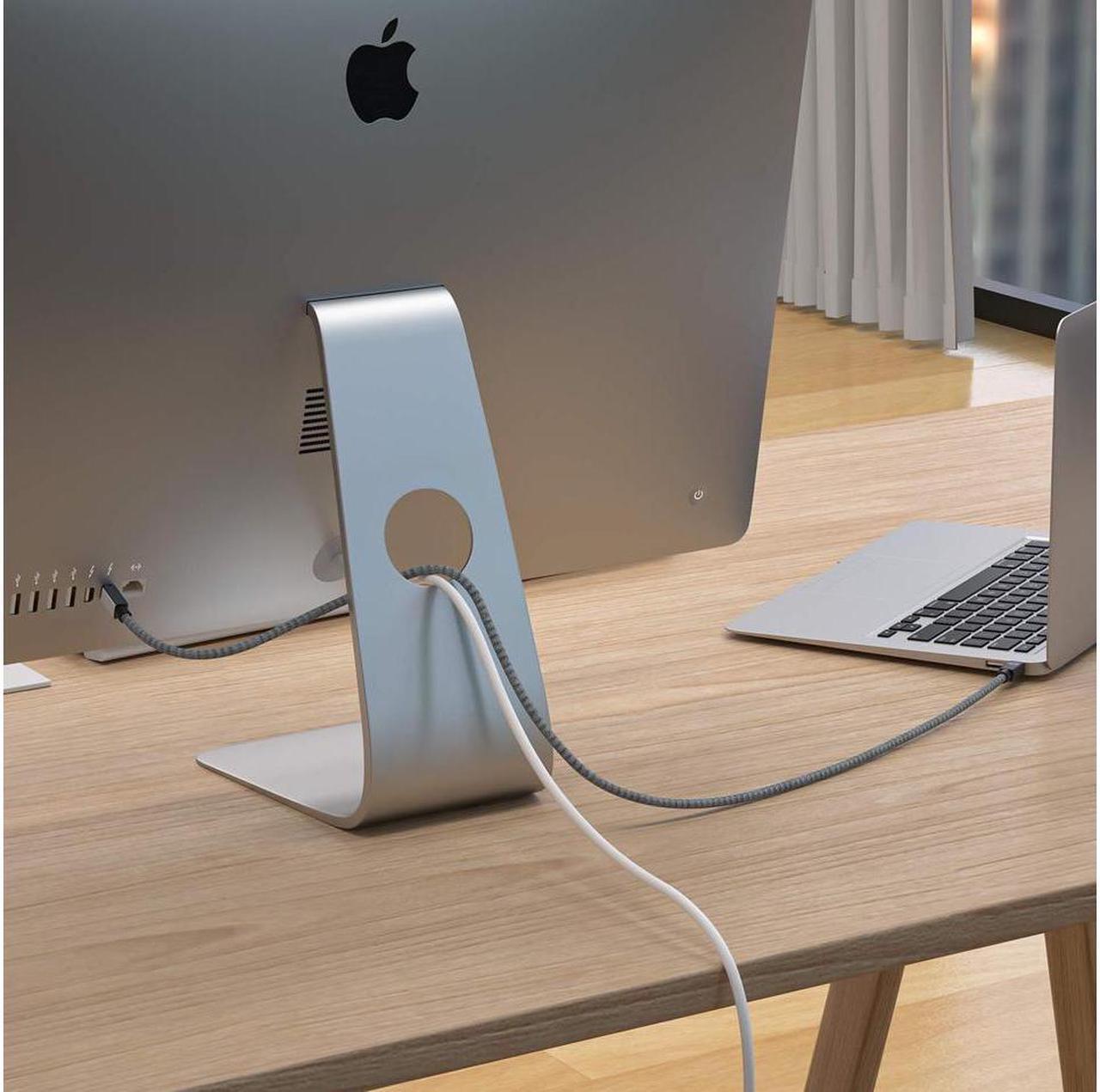 Alt view image 6 of 7 - Mini Displayport to Mini Displayport Cable 6FT/2M, 4K@60Hz (Not Thunderbolt 2) Mini Display Port to Mini DP Cord, for MacBook Pro/Air,iMac,Microsoft Surface Pro 3 4 5,ThinkPad,Lenovo