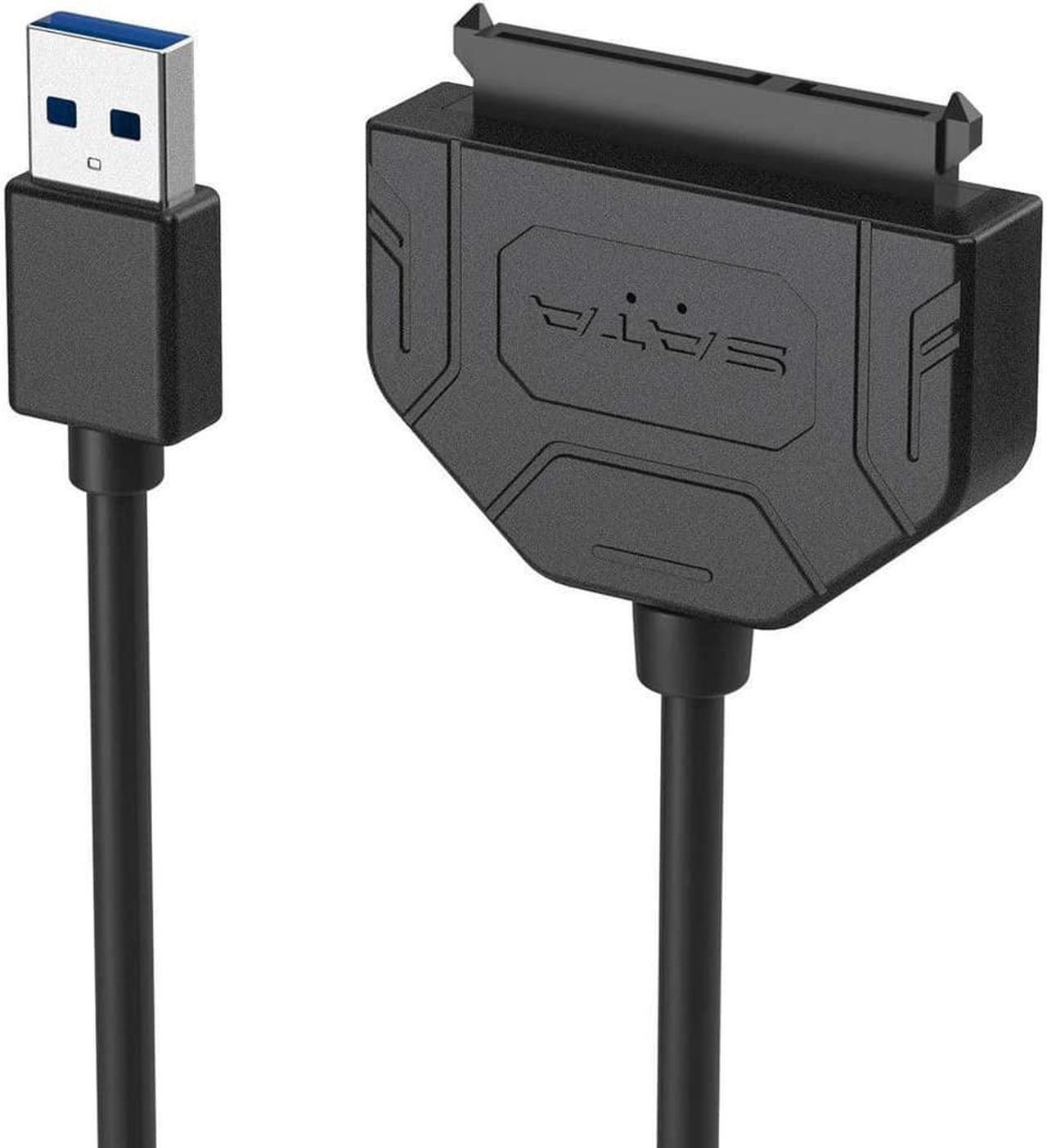 Main image of SATA to USB 3.0 Adapter for 2.5" HDD Hard Drives, USB 3.0 to SATA Adapter Cable, Support UASP for 2.5 Inch SSD/HDD (SATA to USB A 3.0 Adapter)