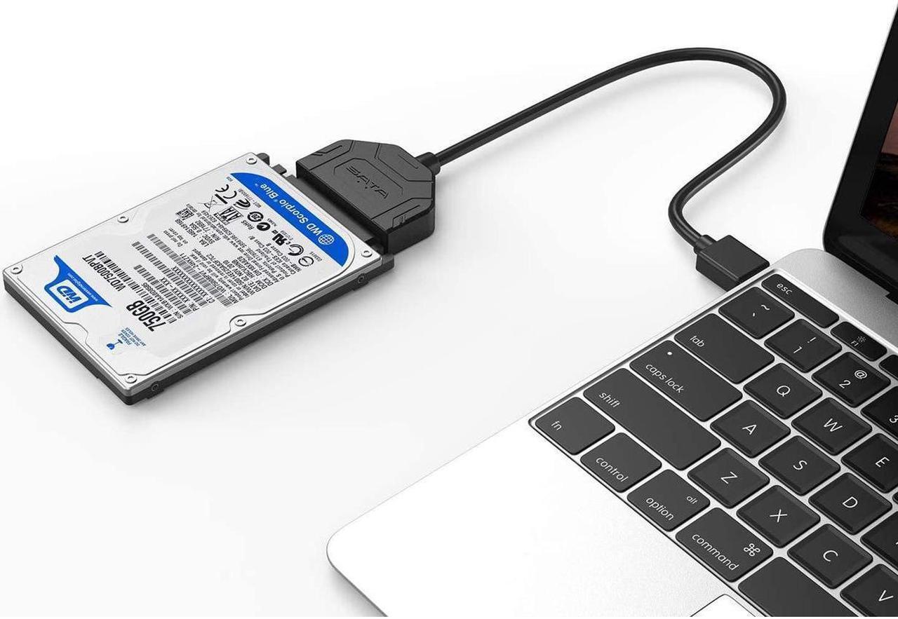 Alt view image 5 of 7 - SATA to USB 3.0 Adapter for 2.5" HDD Hard Drives, USB 3.0 to SATA Adapter Cable, Support UASP for 2.5 Inch SSD/HDD (SATA to USB A 3.0 Adapter)