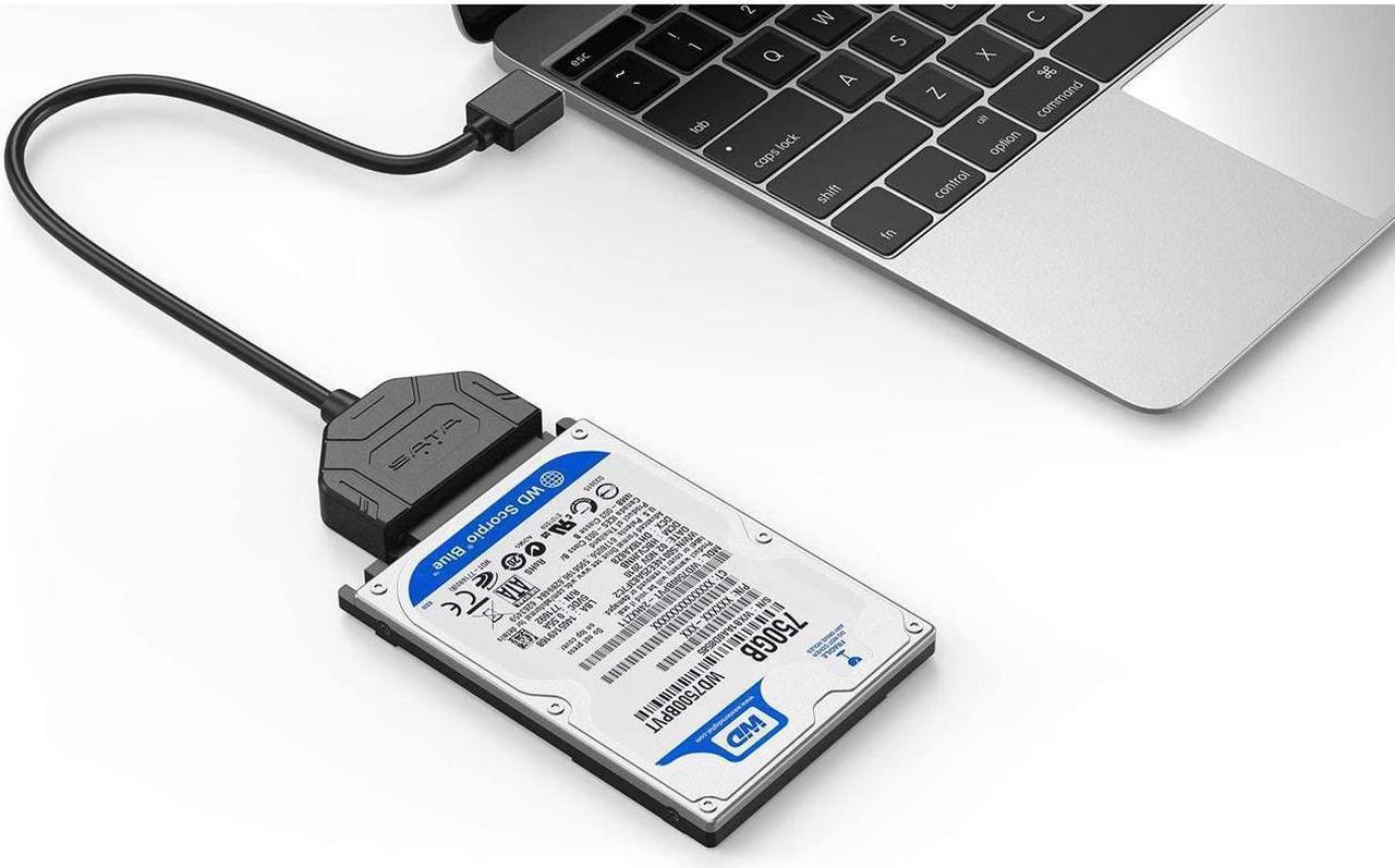 Alt view image 6 of 7 - SATA to USB 3.0 Adapter for 2.5" HDD Hard Drives, USB 3.0 to SATA Adapter Cable, Support UASP for 2.5 Inch SSD/HDD (SATA to USB A 3.0 Adapter)