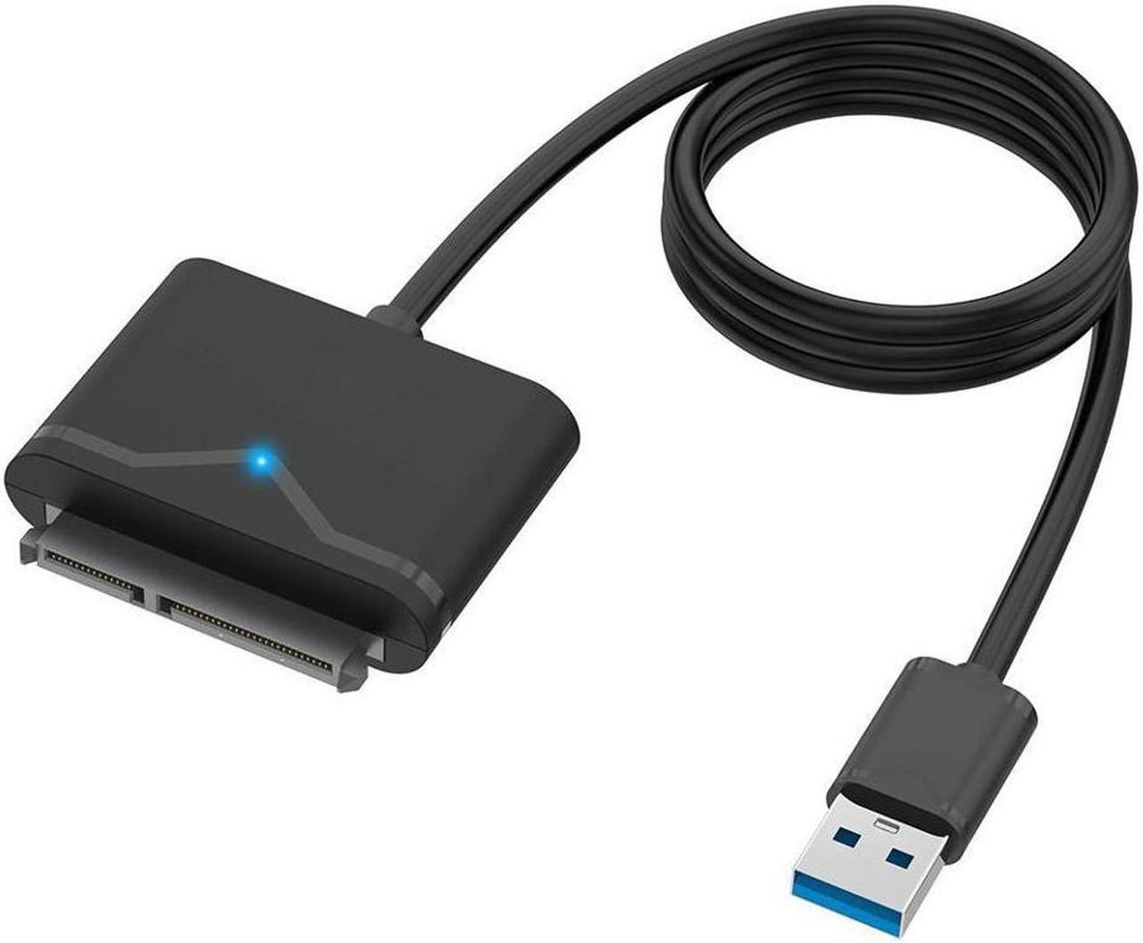 Main image of USB3.0 to SATA 3 Hard Drive Cable Adapter, SATA III to USB 3.0 USB A 5Gbps Adapter Cable, External Hard Drive Connector Converter to USB for 2.5 inch 3.5 inch HDD SSD Data - Not Include Power Adapter