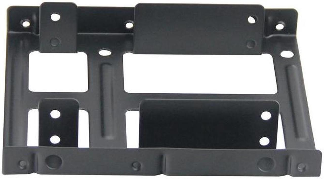 2X25TO35MA Metal Dual 2.5" to 3.5" Hard Drive Bay Mounting Bracket - 2 X 2.5" to 3.5" HDD / SSD Mounting Bracket - Black