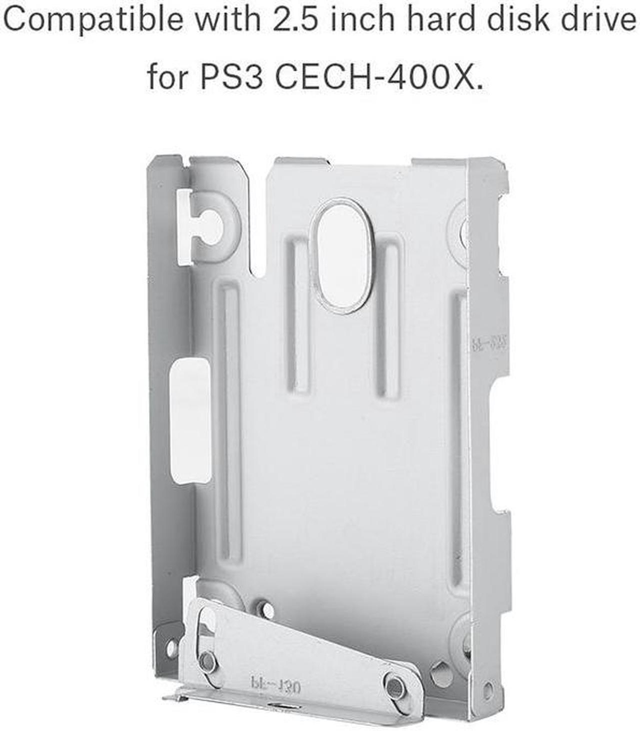 Alt view image 5 of 5 - Internal 2.5" Hard Disk Drive HDD / SSD Mounting Bracket Stand Kit Replacement Caddy for Sony Playstation 3 PS3 Super Slim Console System ECH-400x Series with Screws