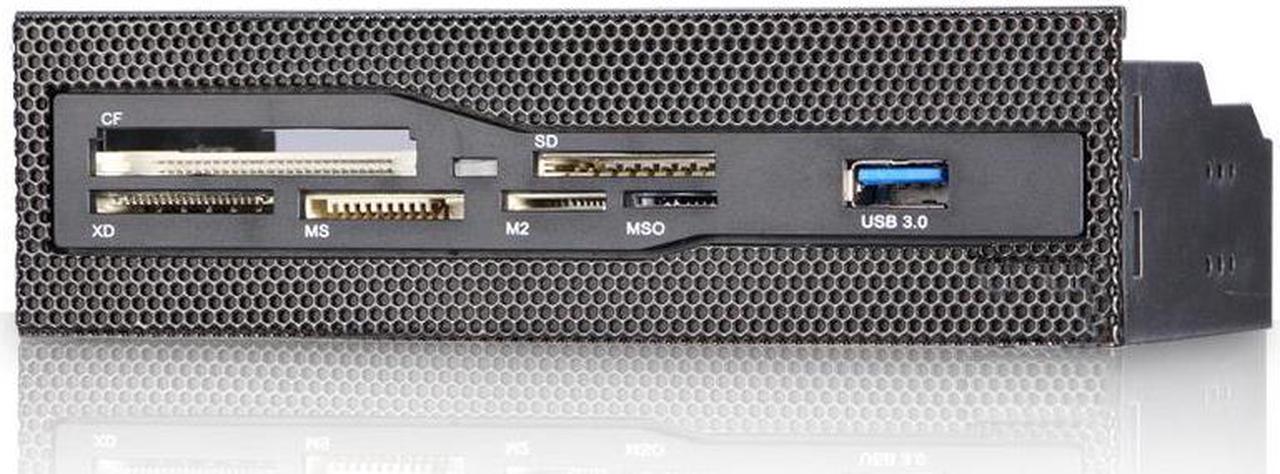 U2CR525U3 5.25 inch PC Case Mesh Front panel All-in-1 Multifunction CF/XD/MS/M2/SD/TF Internal USB 2 .0 Card Reader USB Flash Memory w/ USB 3.0 Port