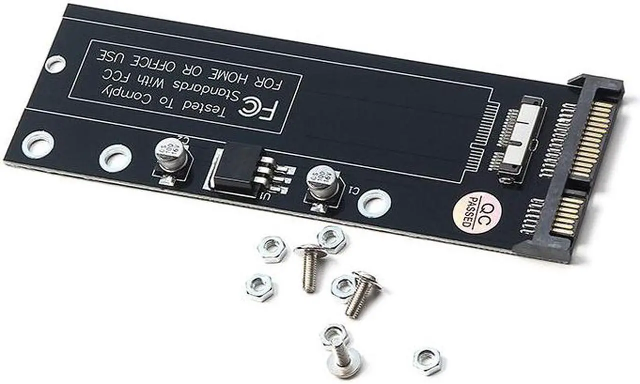 Alt view image 2 of 4 - SATA to Macbook SSD Adpater Converter for Macbook Air 2010 2011 6+12Pin SSD to SATA 22pin Bridge Card Board
