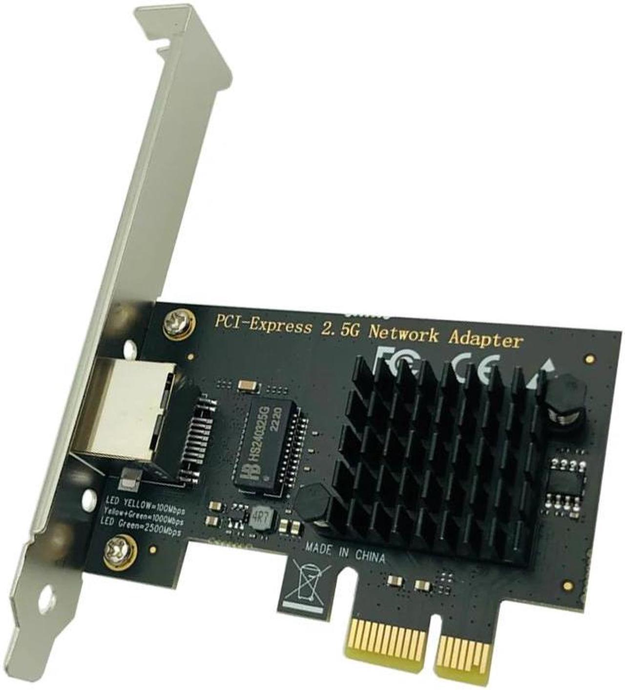 Alt view image 2 of 6 - 2.5Gbase-T Pcie Network Adapter intel I225V 2.5G/1G/100Mbps PCI Express Gigabit Ethernet Card RJ45 LAN Adapter Converter