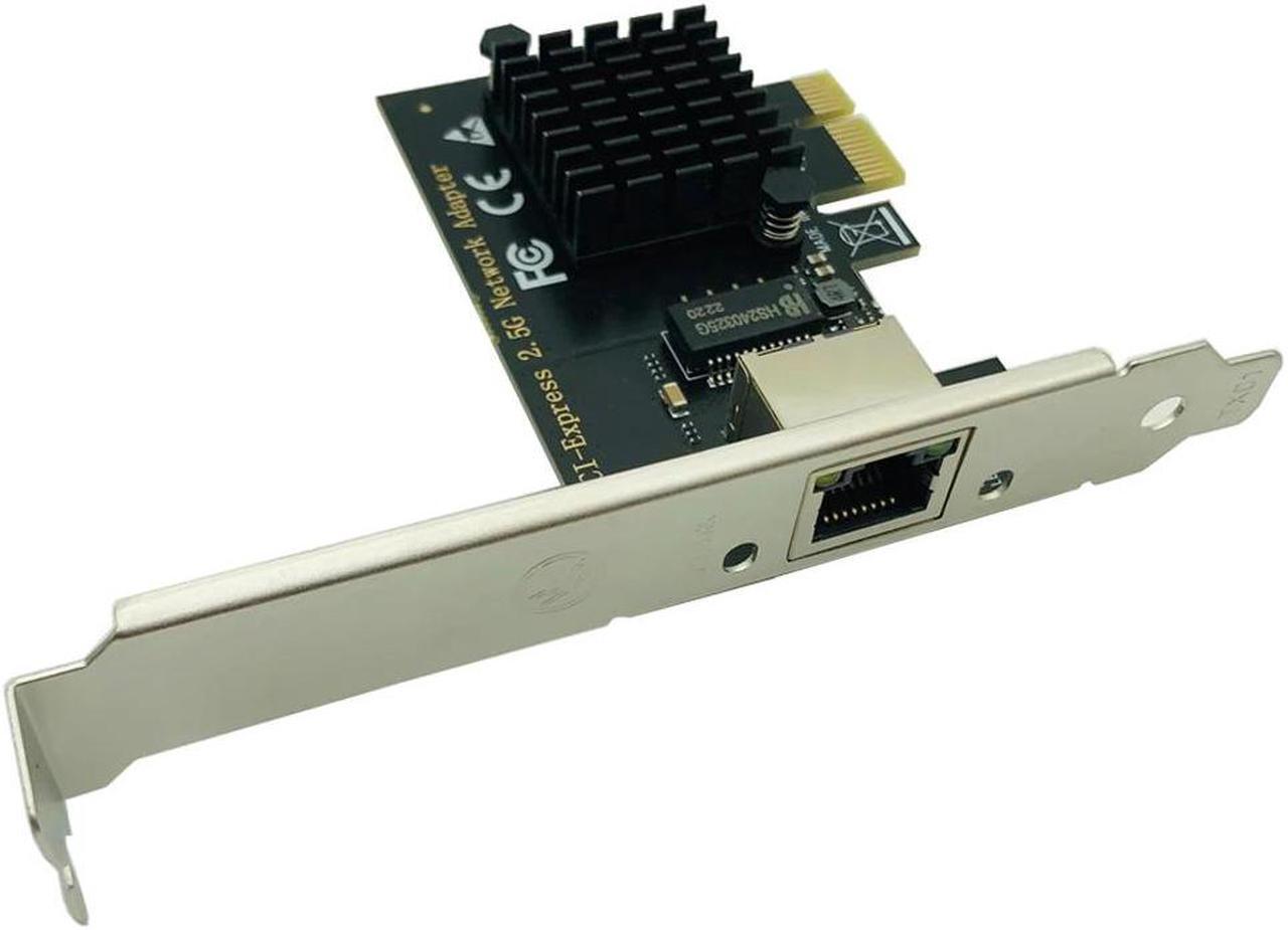 Alt view image 6 of 6 - 2.5Gbase-T Pcie Network Adapter intel I225V 2.5G/1G/100Mbps PCI Express Gigabit Ethernet Card RJ45 LAN Adapter Converter