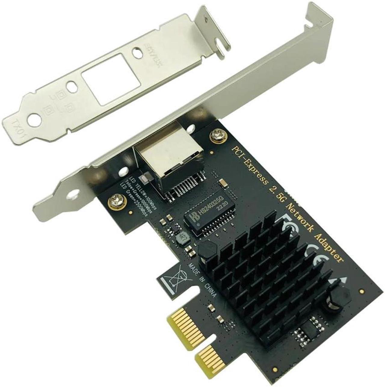 Alt view image 4 of 6 - 2.5Gbase-T Pcie Network Adapter intel I225V 2.5G/1G/100Mbps PCI Express Gigabit Ethernet Card RJ45 LAN Adapter Converter